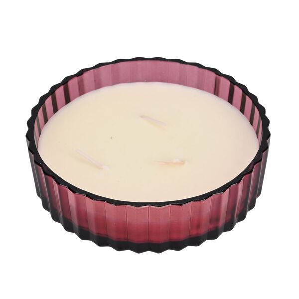 Luxuri&ouml;se Duftkerze im Glas &ndash; Rose und Jasmin, 200 g, 50h Brenndauer image number 2
