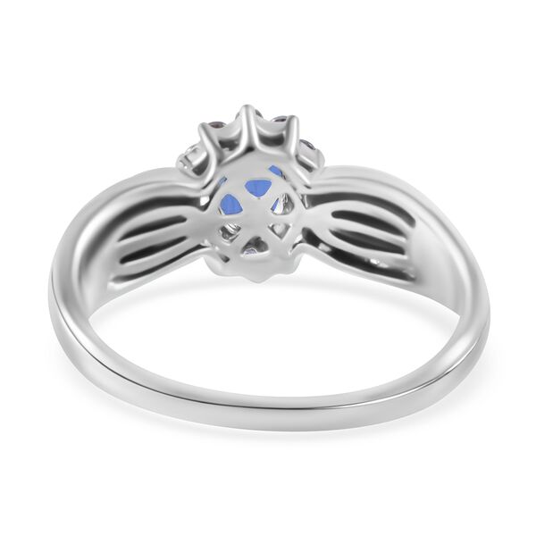 London Blautopas und Zirkon Ring - 0,91 ct. image number 3