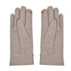 LA MAREY - Kaschmirwolle Handschuhe mit Schnalle, Größe 23x9 cm, Beige image number 2