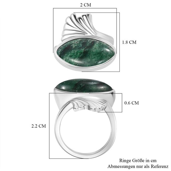 Grüner Aventurin-Ring - 7,07 ct. image number 7