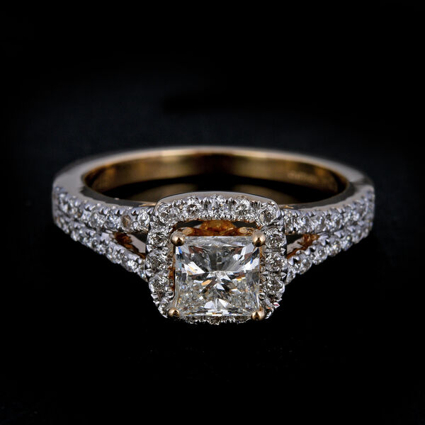 New York Kollektion -Diamant P1 G-H Ring 585 Gold (Größe 17.00) ca. 1.50 ct image number 2