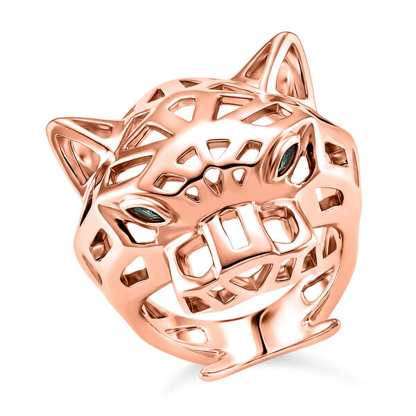 Gr&uuml;ner Zirkonia Ring Nickelfreies Messing (Gr&ouml;&szlig;e 18.00)