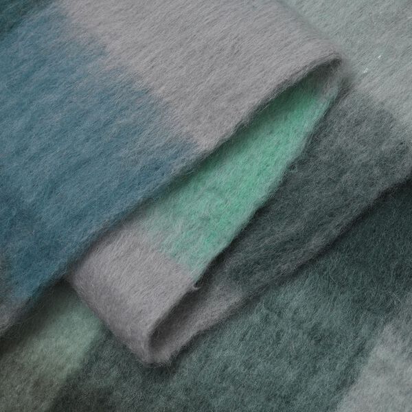 Weicher Karo-Schal, Gr&uuml;n image number 7