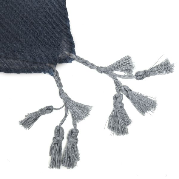 Plissee Schal mit Quasten und Farbverlauf, 180x90cm, rosa image number 3