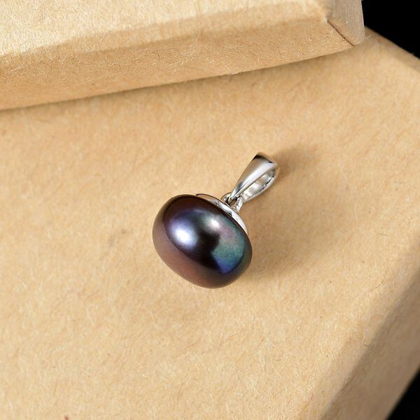 Süßwasser Pfau Perle Anhänger image number 2
