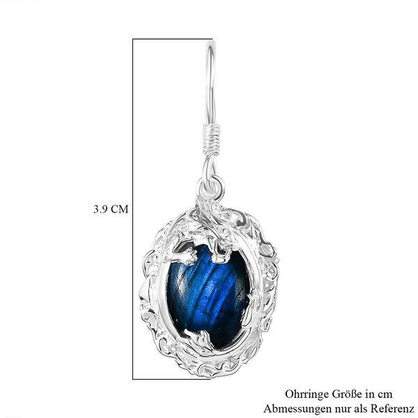 AAA Labradorit Ohrringe - 14,04 ct. image number 7