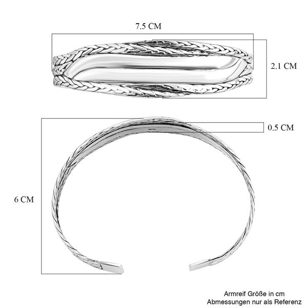 Royal Bali Kollektion- Armreif in 925 Silber. 19cm image number 5