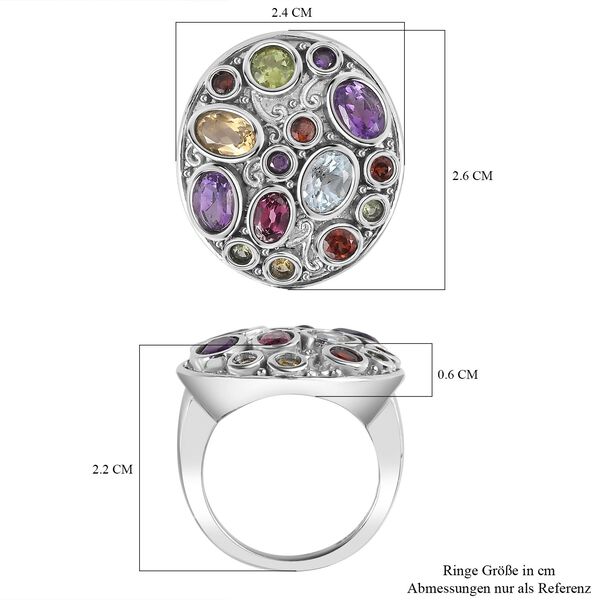 Multi-Edelstein Ring - 2,84 ct. image number 7