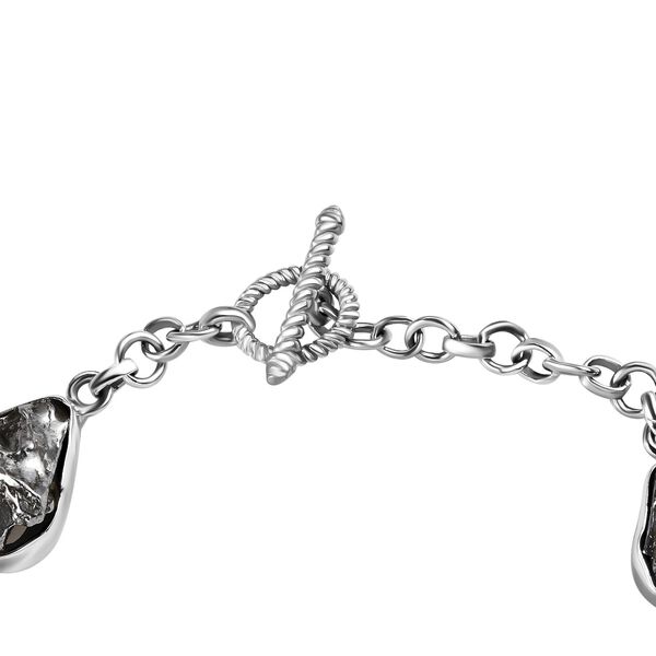 Meteorit und schwarzes Turmalin 19cm Armband - 74,01 ct. image number 4