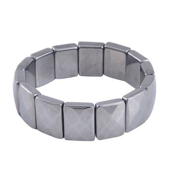Flexibles Terahertz-Armband mit Diamantschliff-Muster - 230 ct.
