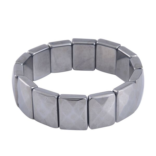 Flexibles Terahertz-Armband mit Diamantschliff-Muster - 230 ct.