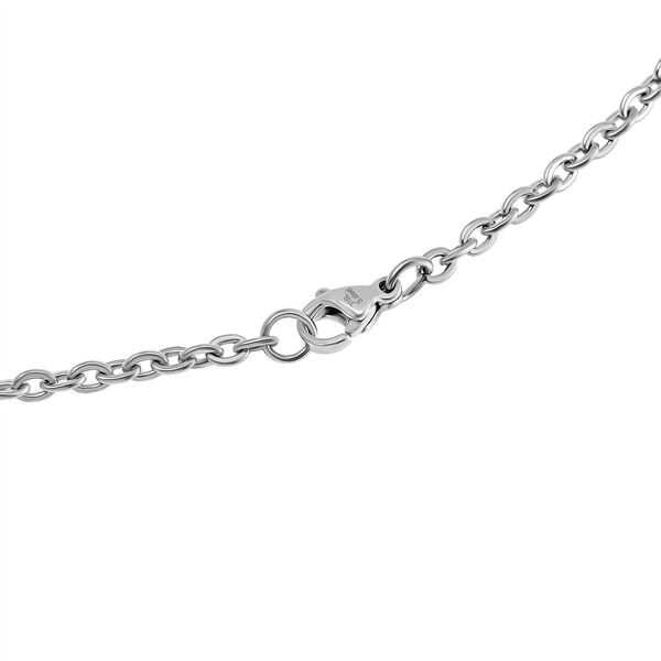 3er-Set - Kugelkette 40 cm, Gliederkette 45 cm und Ankerkette 55 cm, Silberton image number 9