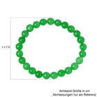 2er Set - Grüne Jade Armband und Ohrringe Schmuckset, 925 Silber rhodiniert ca. 129.00 ct image number 3