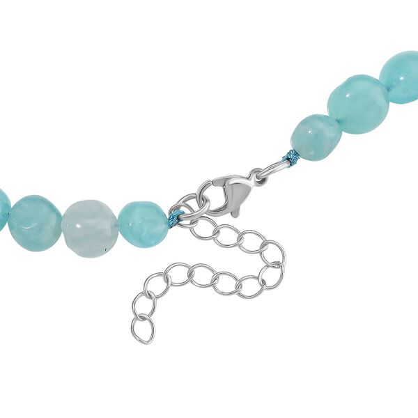 Amazonit Halskette, 45+5cm - 182,50 ct. image number 5