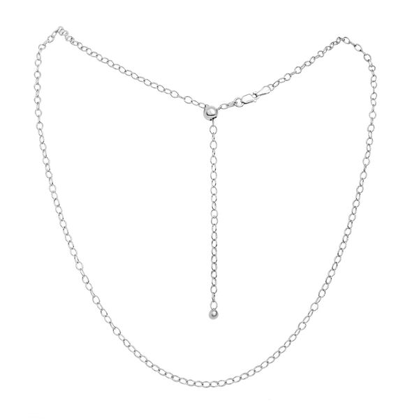 Verstellbare Erbskette, ca. 60 cm, 925 Silber ca. 4,00g