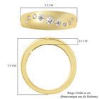 Moissanit Ring 925 Silber vergoldet  ca. 0,30 ct image number 7