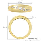 Moissanit Ring 925 Silber vergoldet  ca. 0,30 ct image number 5