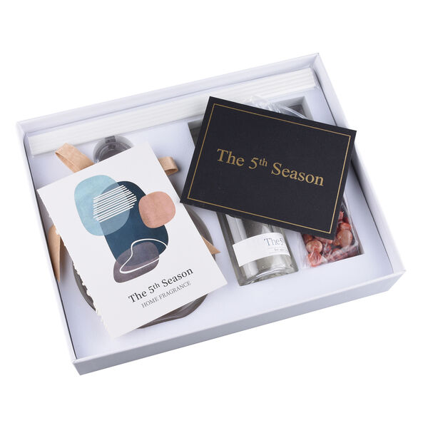 The 5th Season - Parf&uuml;mflasche mit roten Achat Edelsteinen, Gr&ouml;&szlig;e 9,5x3,5x14 cm, Rot, 100ml image number 3