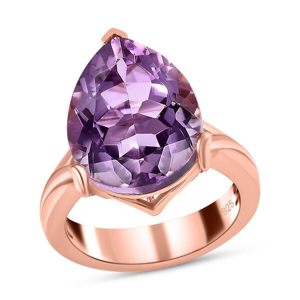 Rose De France Amethyst und Zirkon Ring - 8,13 ct. image number 3