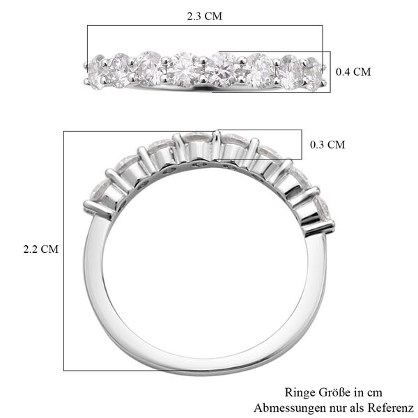 2er-Set Moissanit-Ring - 2,13 Karat. image number 6