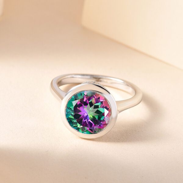 Nordlicht mystischer Topas-Ring - 4,39 ct. image number 2