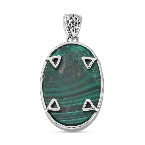 Malachit Anh&auml;nger - 50,40 ct. image number 5