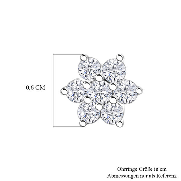 LUXURIANT DIAMOND - Lab Grown Diamant SI-GH Ohrringe 925 Silber Rhodiniert ca. 0,20 ct. image number 3
