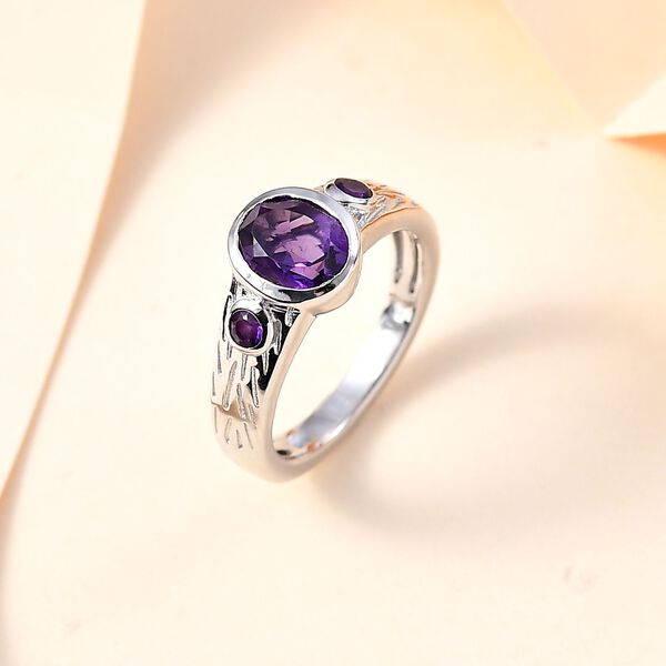 Afrikanischer Amethyst-Ring - 1,29 ct. image number 2