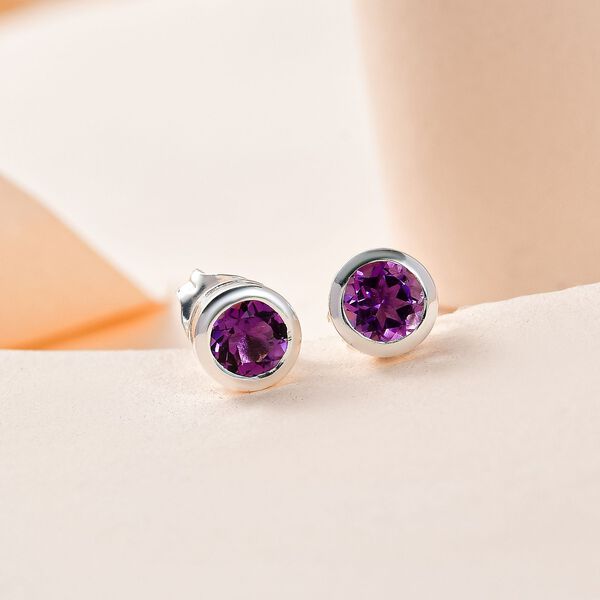 AA Mashamba Amethyst Ohrringe - 0,94 ct. image number 2