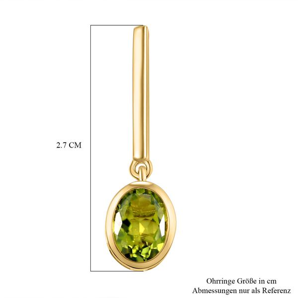 Nat&uuml;rliche Peridot Ohrh&auml;nger - 2,22 ct. image number 6