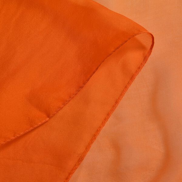 LA MAREY Ombre Chiffon Seiden Schal, Gelb image number 7