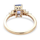 AA Tansanit und Diamant-Ring, I2-I3 G-H, 585 Gelbgold  ca. 1,07 ct image number 5