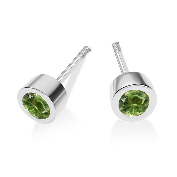 Peridot Ohrringe, 925 Silber rhodiniert - 0,61 ct. image number 6