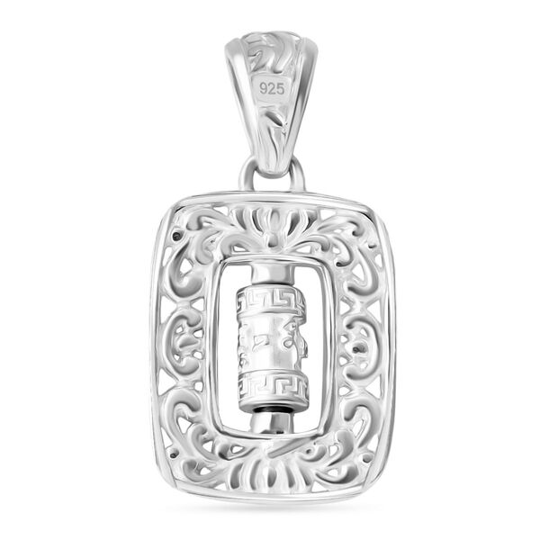 Royal Bali Kollektion- Gebetsm&uuml;hle Anh&auml;nger, 925 Silber with 916 Gelbgold Vermeil image number 3