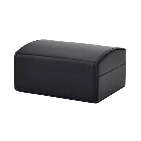 PU-Schmuckkästchen, 12x9,5x6,5cm, Schwarz image number 4