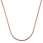 Schlangenkette, ca. 60 cm, 925 Silber rosévergoldet ca. 2,90g