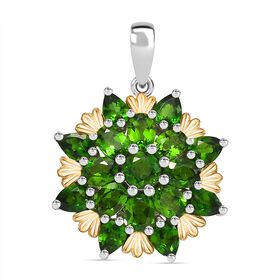 Natürlicher Chromdiopsid-Anhänger - 2,99 ct.