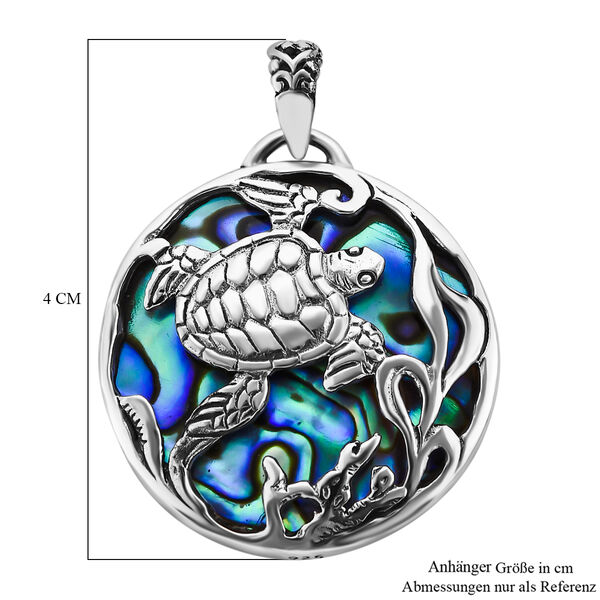 Royal Bali Kollektion- Abalone Muschel Schildkröten-Anhänger - 1 ct. image number 5