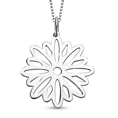 Florale Halskette, 45cm image number 0
