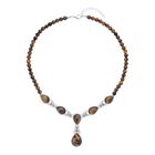 Gelbes Tigerauge Halskette ca. 45 cm  ca. 164,00 ct