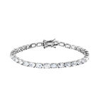 Golconda Diamant-Topas Armband, ca. 19 cm, 925 Silber platiniert ca. 16,26 ct