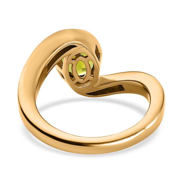 AA Vesuvianit und Zirkon Ring- 1,32 ct. image number 6