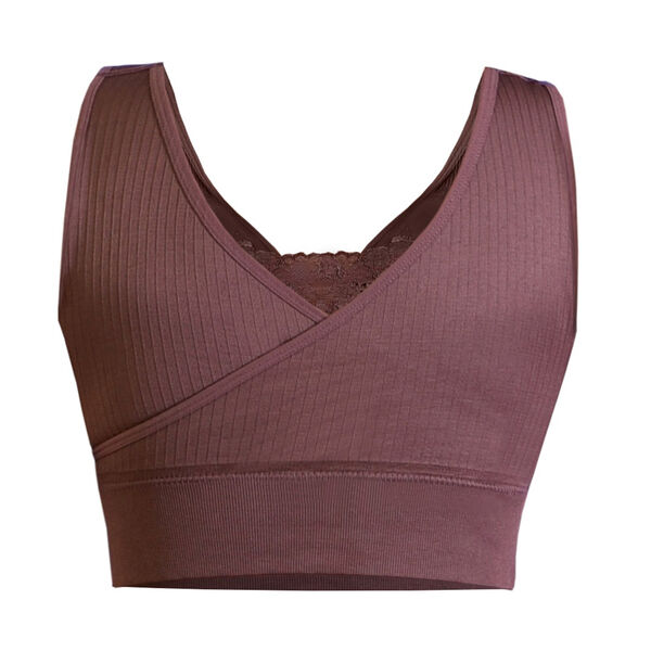 SANKOM - R&uuml;ckenst&uuml;tze Haltungskorrektur Push-up Spitzen-BH, Gr&ouml;&szlig;e M/L, 80-85 cm, Schwarz image number 6