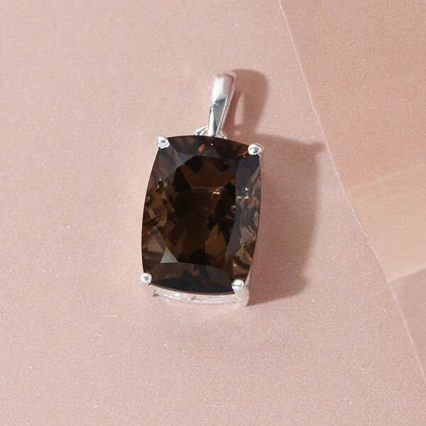 Rauchquarz-Anhänger, 925 Silber ca. 6,31 ct image number 3