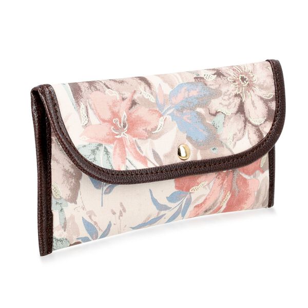 2er Set - Handtasche und Geldbörse, Baumwolle, Mehrfarbige Floral image number 8