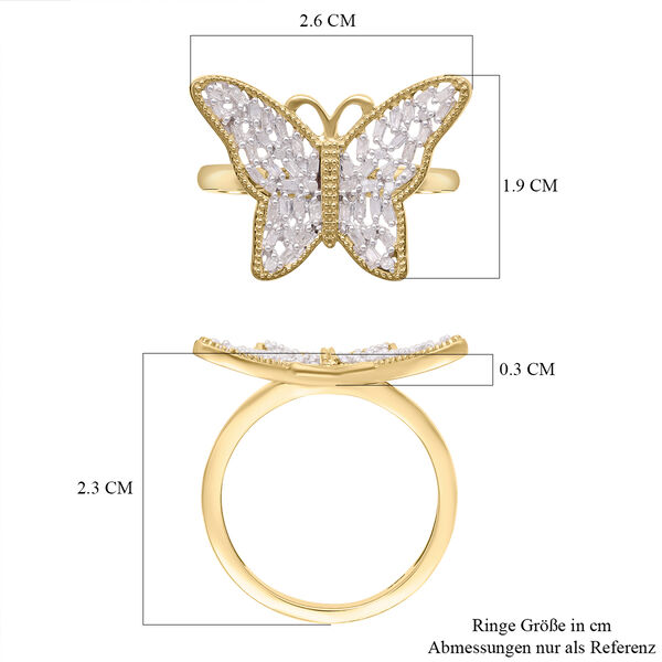 Diamant Schmetterling Ring - 0,33 ct. image number 6