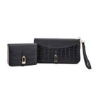 Life style Color:black /Profile: wallet wall(exterior):PU Lining(interior): polyester; wallet Pockets(exterior):Pockets(interior):currency divider-2;card slot-7 long wallet Measurement:7.87*3.94*1.18inch short wallet Measurement:4.72*3.5