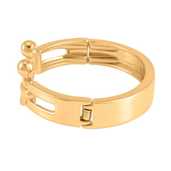 Goldfarbenes Armreif, ca. 18 cm, ca. 25,50g image number 5