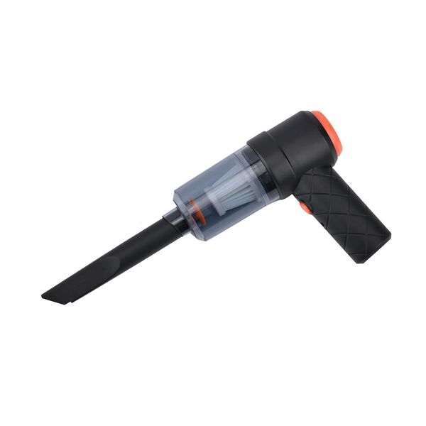 2-in-1 Staubsauger, 1200mAh Akku, inkl. USB-C Kabel, Saugdüse, Bürste, Blasdüse, Schwarz image number 4