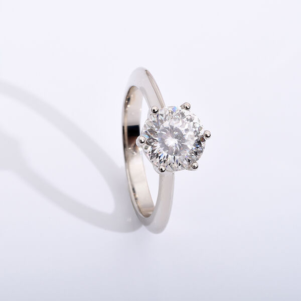 Funkelnde Königin- Moissanit Ring- 2,47 ct. image number 7